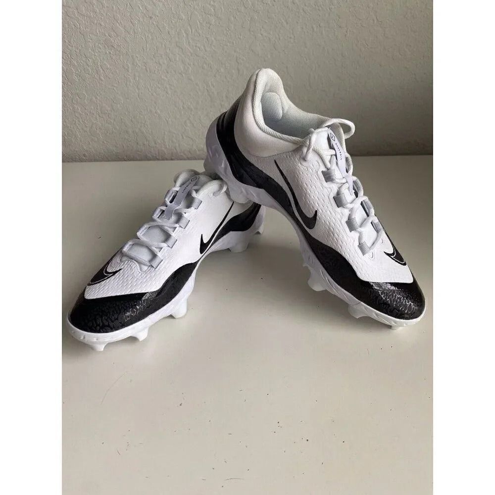 Nike Alpha Huarache Elite 4 Low MCS Baseball Cleats FD6355- 101 White Men’s 14